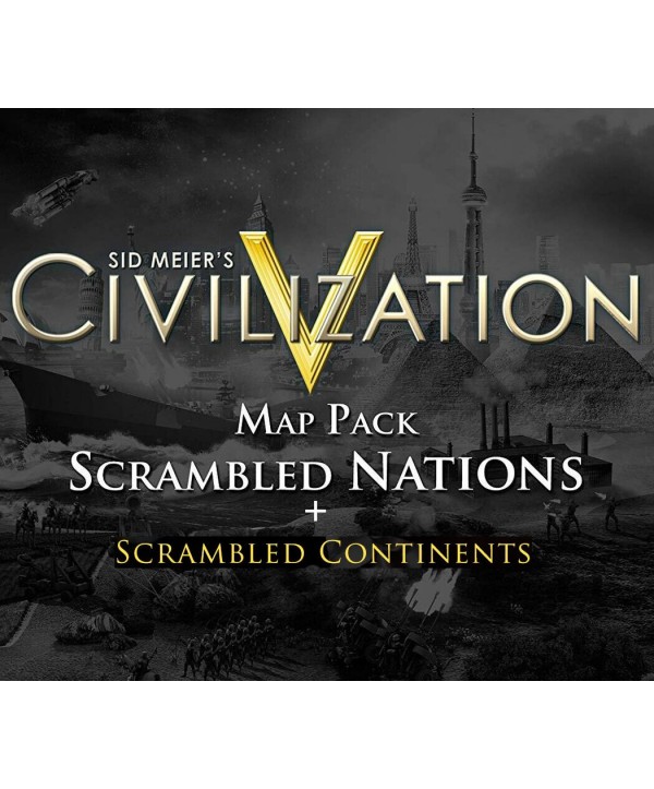 Sid Meier s Civilization V - Scrambled Maps Pack Collection DLC Steam Key GLOBAL